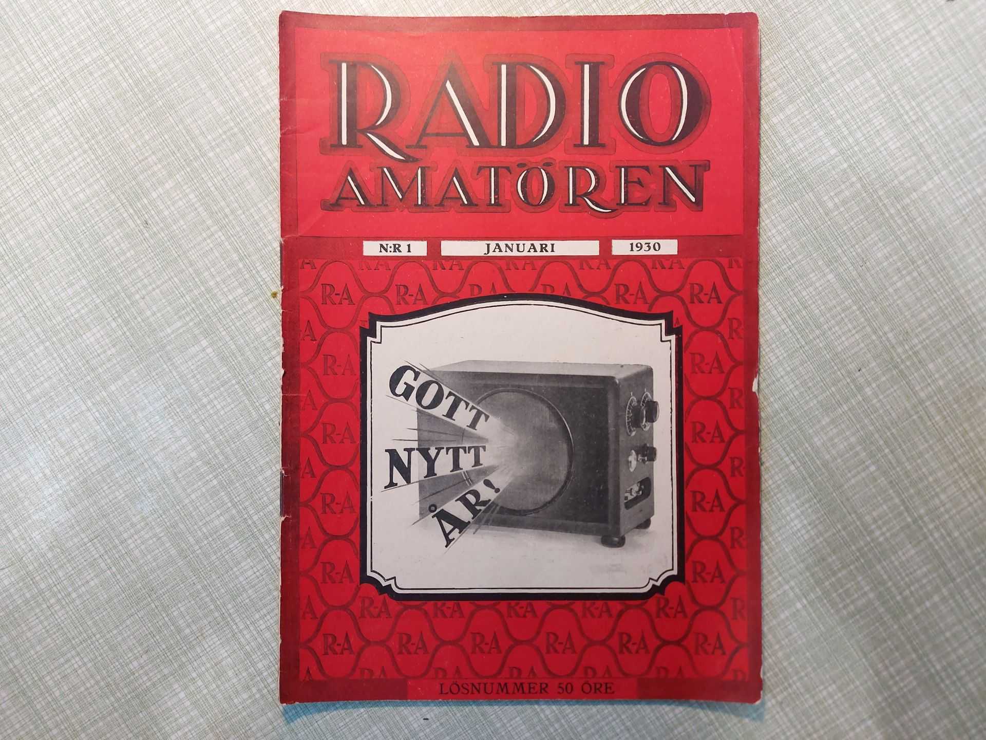 Radio Amatören 1930 I
